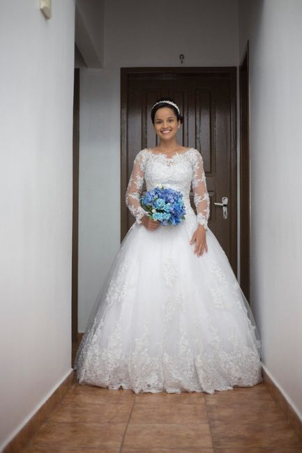 Estilo princesa e bem bordado