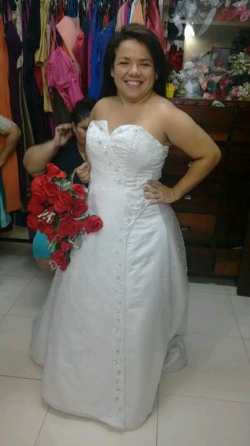 Noivinhas!!! tai meu vestido. - 2