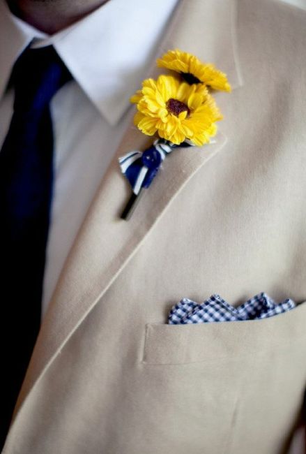 💛 Chegou a vez deles! - Boutonnieres amarelas - 2