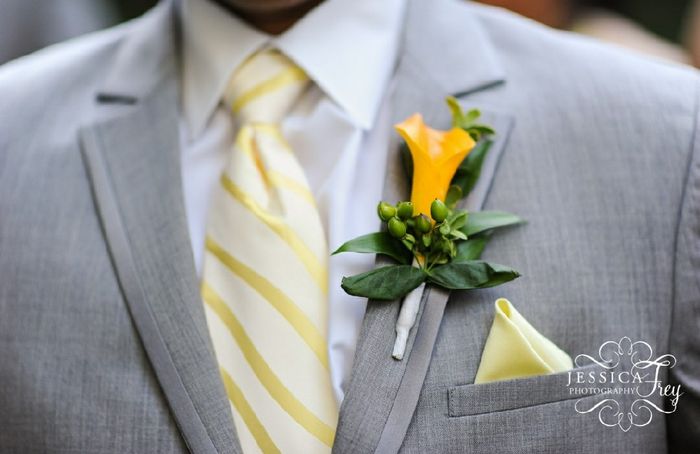 💛 Chegou a vez deles! - Boutonnieres amarelas - 6