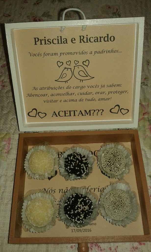 Meu convite para os padrinhos... - 3
