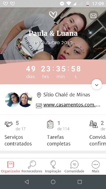 Quantos diias faltam no seu contador? - 1