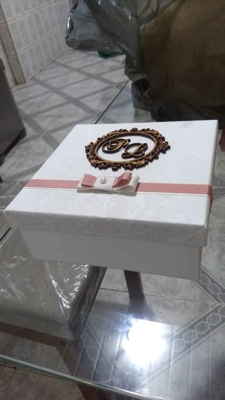 Caixinha Padrinhos Fechada