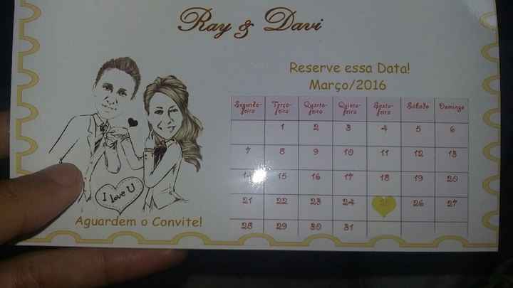 Diário de noiva - Como será o seu "Save the Date" - 1