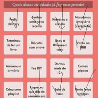 Bingo da quarentena: quem se atreve? #NoivasEmCasa - 1