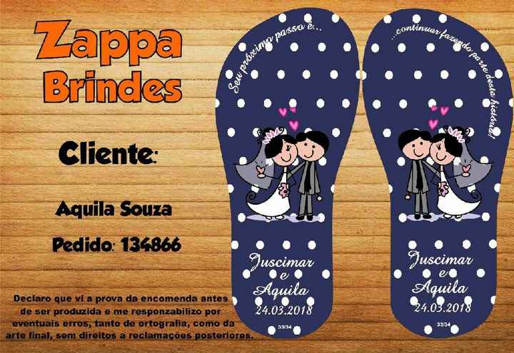  Chinelo como lembrancinha - 1
