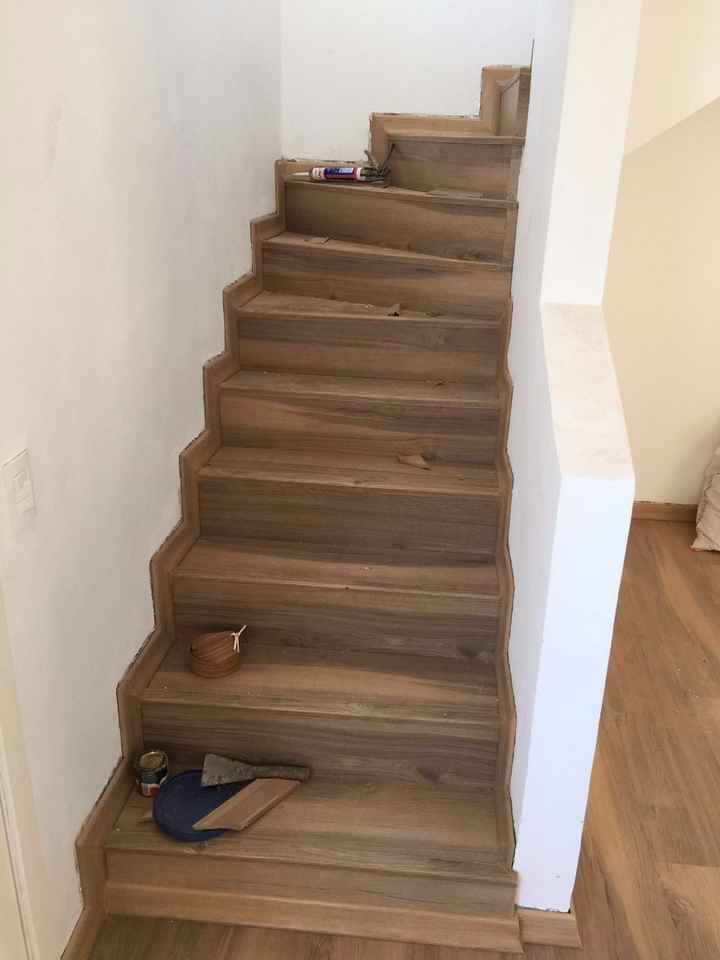 a escada também era em cerâmica