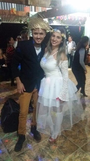 Sobre sermos escolhidos para ser os noivinhos do Arraial da Família Domingos.