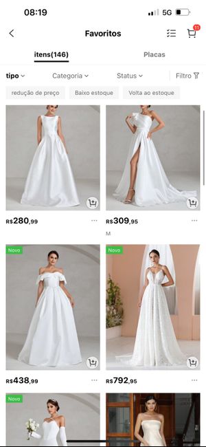 novos vestidos de noiva shein 1