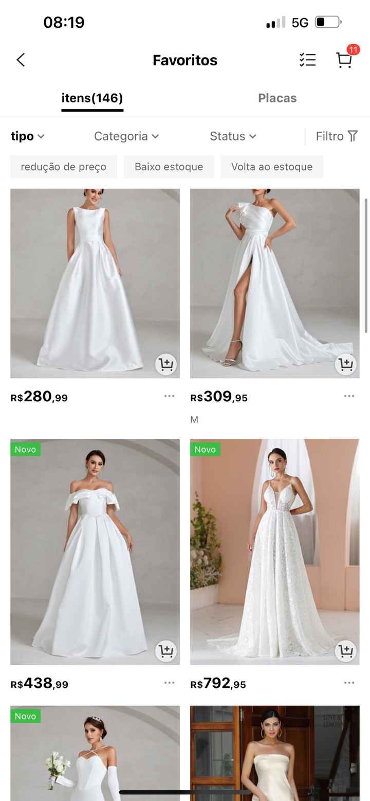 novos vestidos de noiva shein - 1