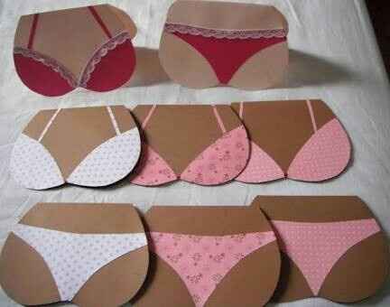 Inspirações de convites para chá de lingerie! - 5