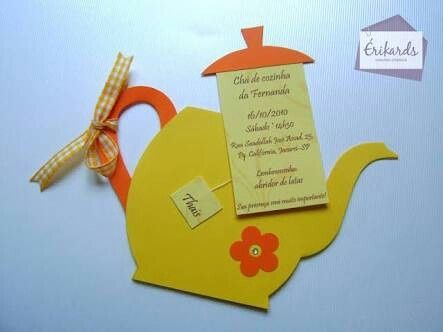 Inspirações de convites para chá de cozinha! - 3
