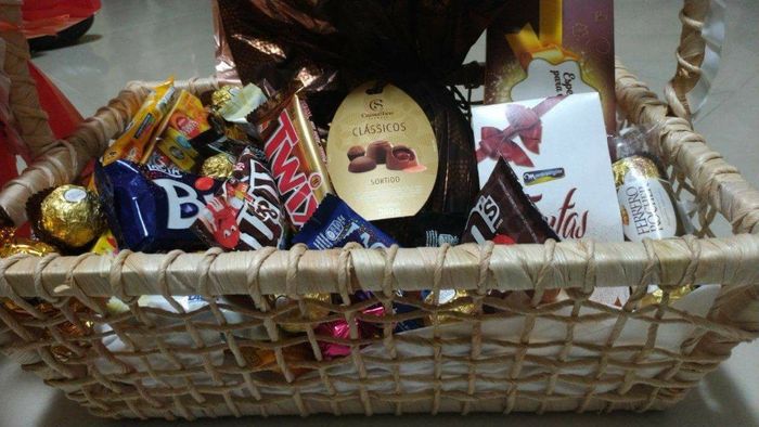 Tem muito chocolate