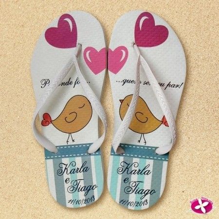 Chinelos personalizados para Madrinhas?