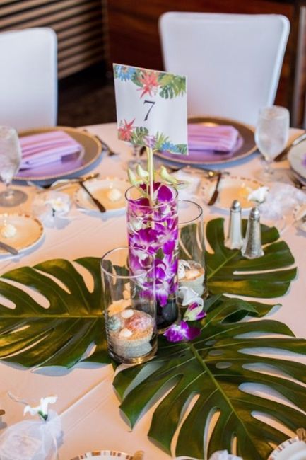 Decoração com folhas de palmeira 2