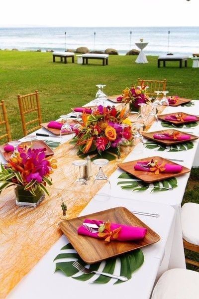 Decoração com folhas de palmeira 3