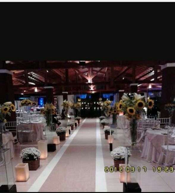 Decoração com girassol. - 3