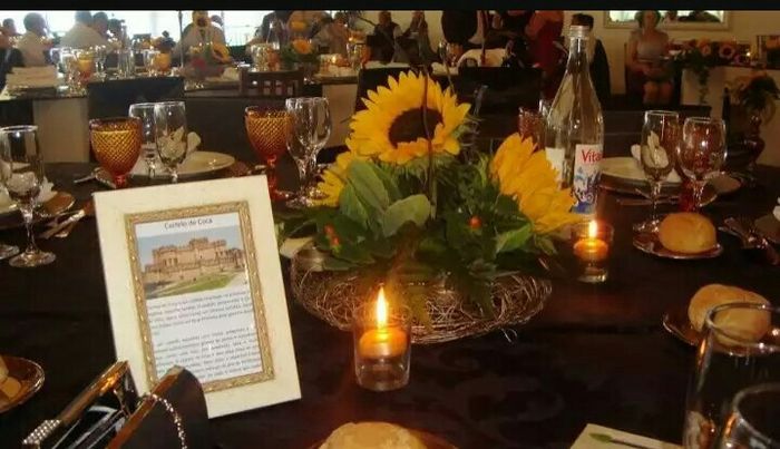 Decoração com girassol. - 4