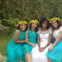 Minhas amigas foram minhas damas!