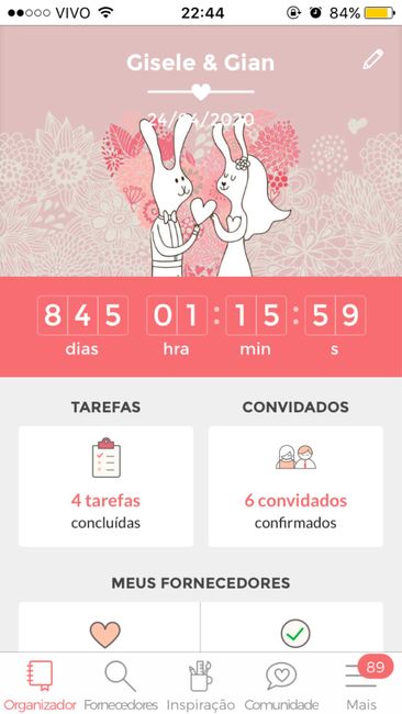 Quantos dias o seu contador marca hoje? 1
