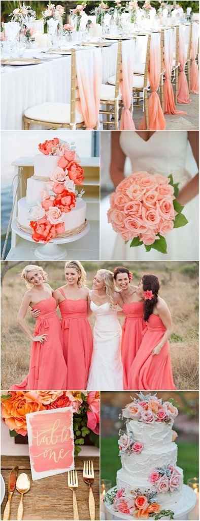 Casamento coral - inspirações - 3