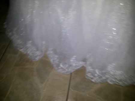 Barra do vestido