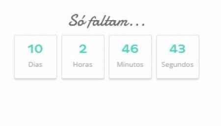  começando a contagem regressiva