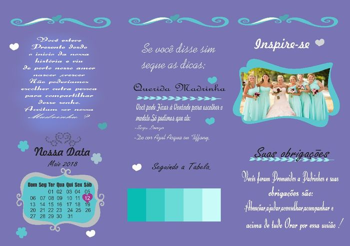  Ajuda para uma mensagem para o convite de casamento e para os padrinhos - 1