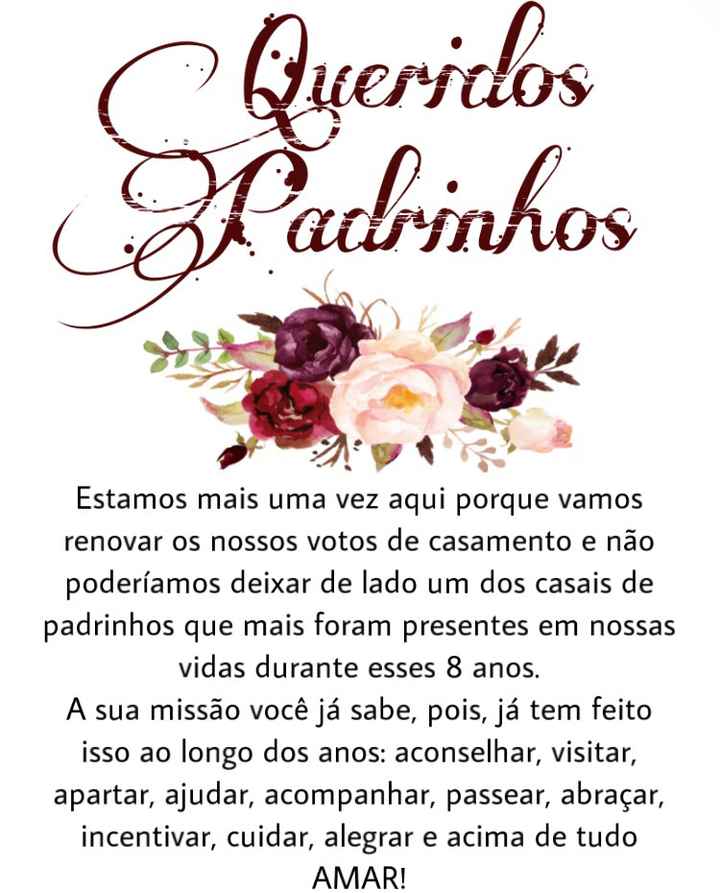 Manual dos Padrinhos e Convite diy - 2