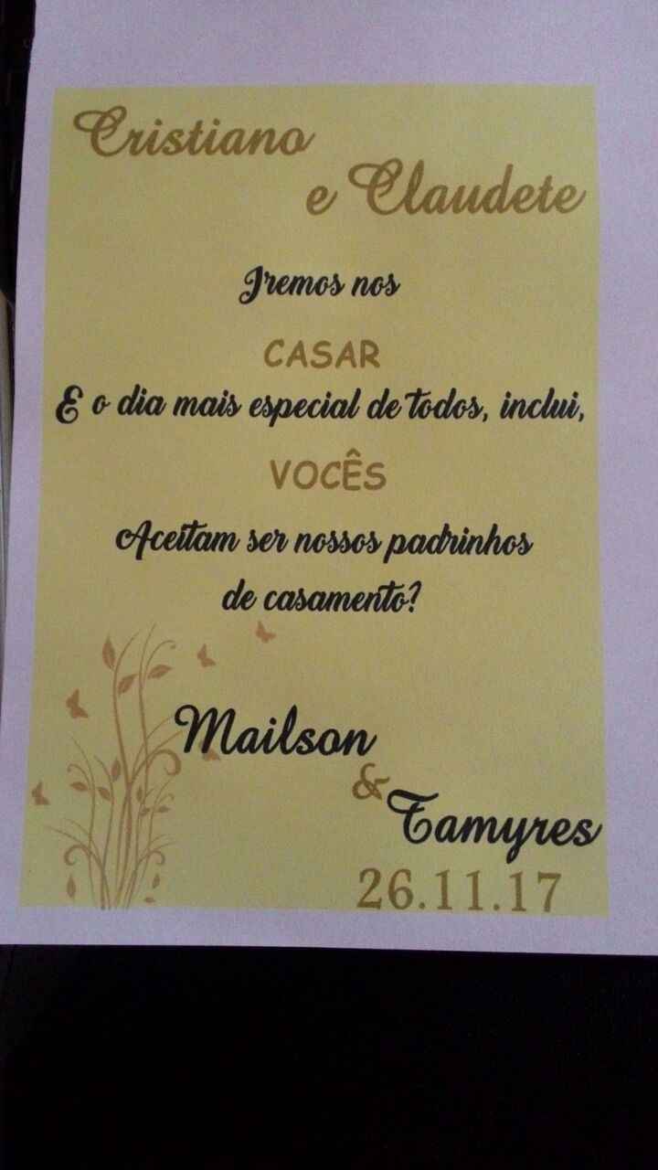 Mensagem Caixa MDF Para Vinho dos Padrinhos 