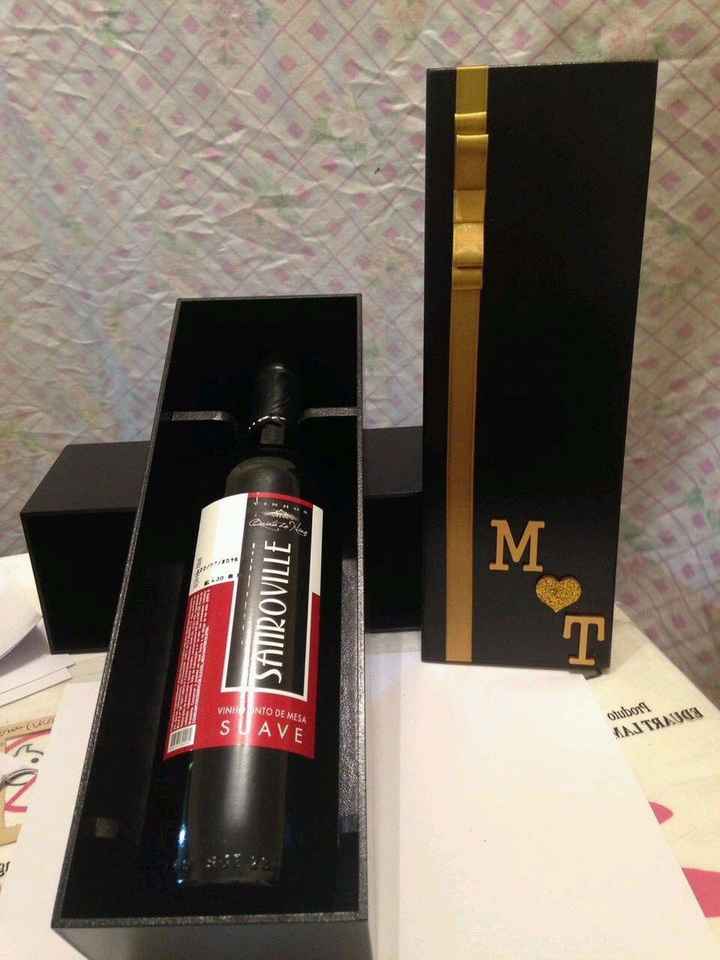 Caixa MDF Para Vinho dos Padrinhos