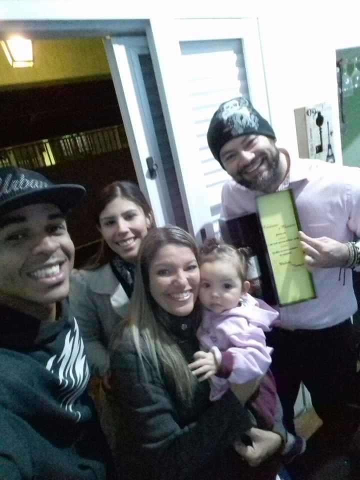 Entrega Padrinhos Claudete & Cristiano
