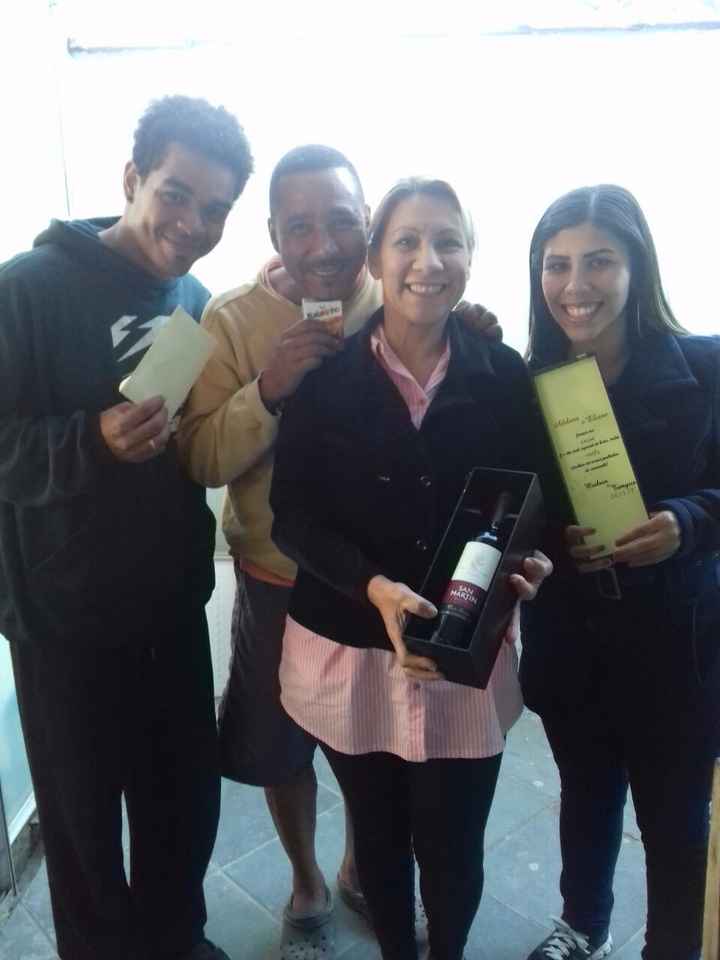 Entrega Padrinhos Eliane & Adilson