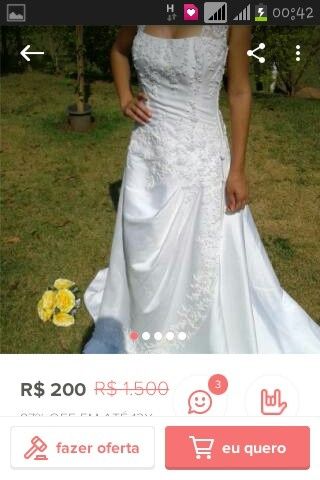 Enjoei. com vestidos noiva baratos - 1
