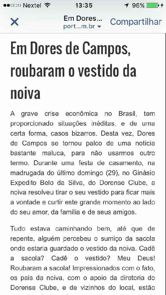 Roubo de vestido - 4