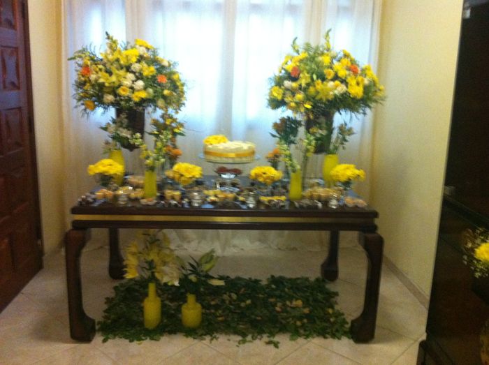Mesa decorada