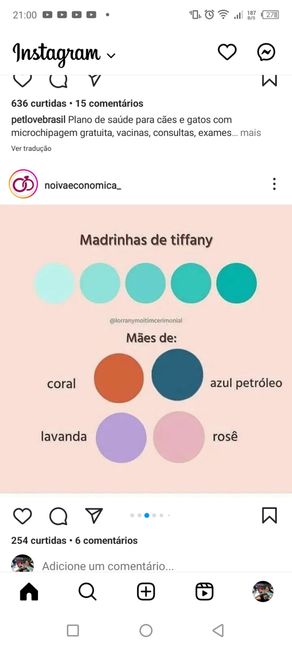 Como escolhe a paleta de cores da festa e madrinhas? 2