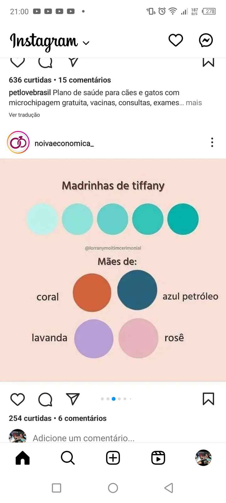 Como escolhe a paleta de cores da festa e madrinhas? - 1