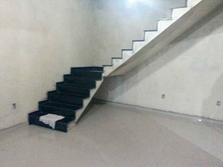Porcelanato bege da sala
