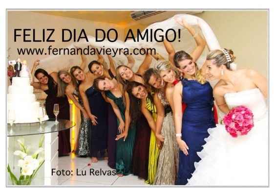 Hora das madrinhas! Com o véu