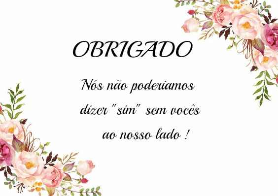 agradecimento 