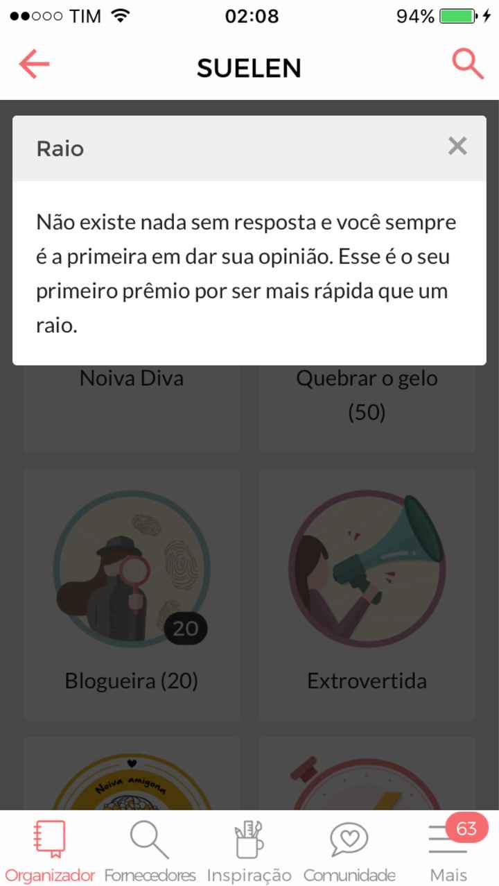 Duvida: Como conseguir a medalha raio? - 1