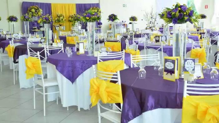ROXO E AMARELO