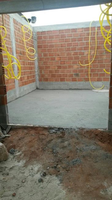 Fundação onde hoje é a sala