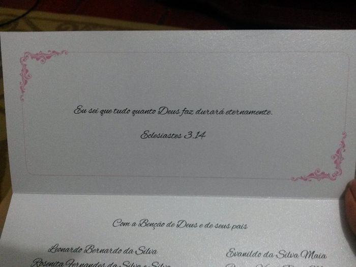 Nosso versículo! Eclesiastes 3.14a