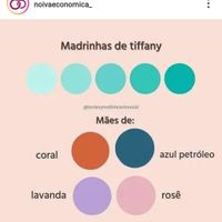 Como escolhe a paleta de cores da festa e madrinhas? - 1