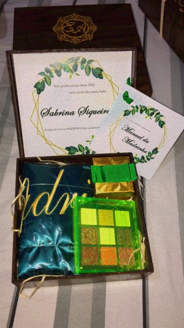 Caixa convite para padrinhos - Feitas por mim 🥰 2