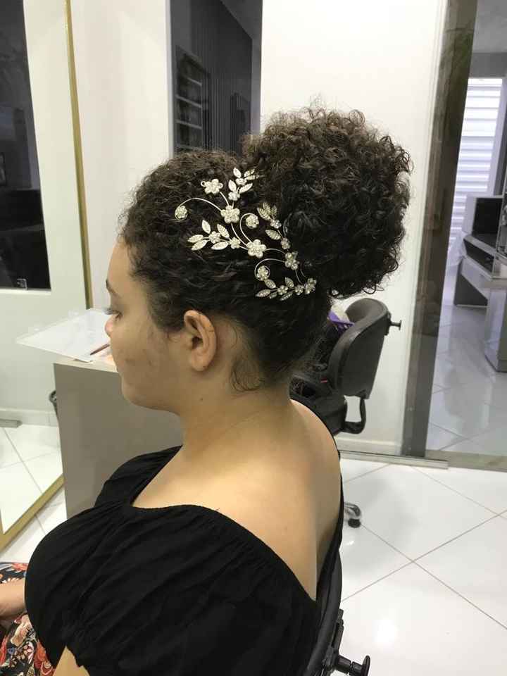 Teste de penteado 😍❤ - 4
