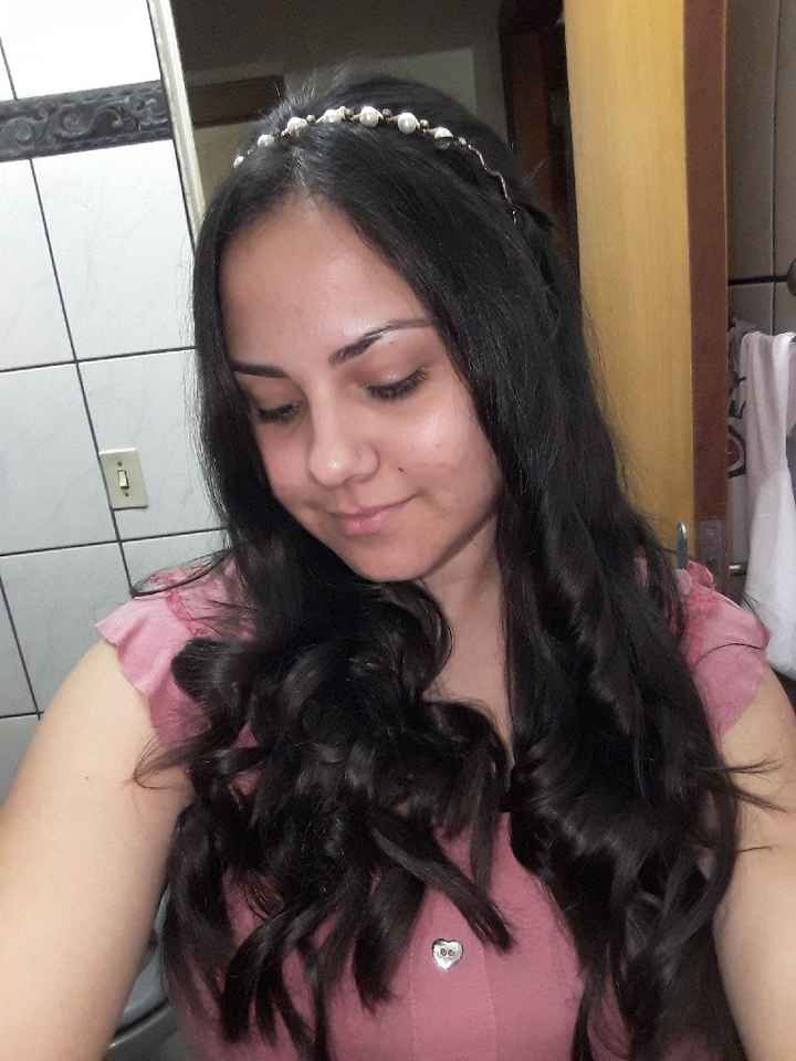 Penteado do noivado - 1