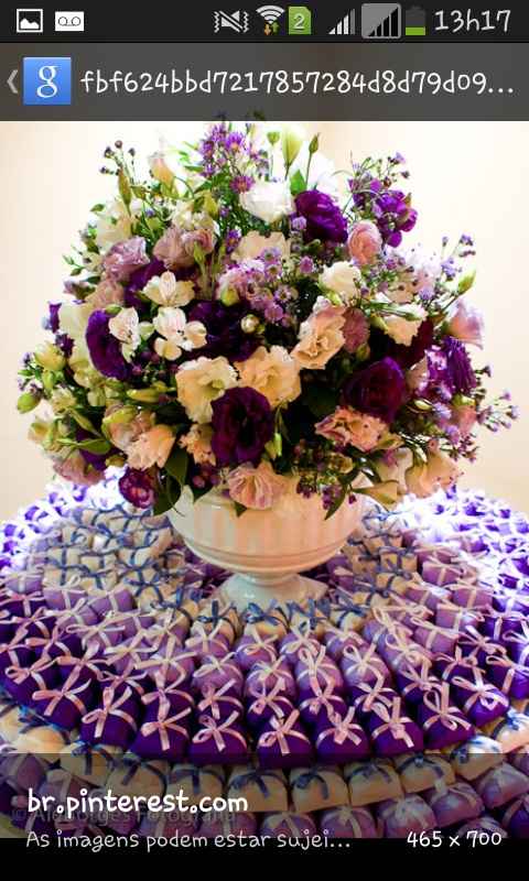 Decoração roxo com amarelo - 2